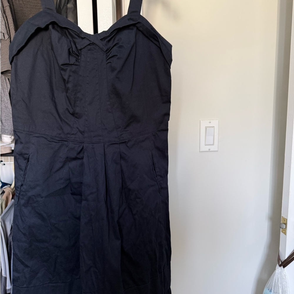 Richard Chai Black Garment with Gold Zipper